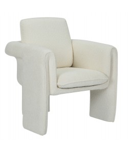 ΠΟΛΥΘΡΟΝΑ CRUSHER HM9681.04 ΛΕΥΚΟ ΜΠΟΥΚΛΕ ΥΦΑΣΜΑ-ΜΕΤΑΛΛΙΚΟΣ ΣΚΕΛΕΤΟΣ 82x78x87Υεκ.