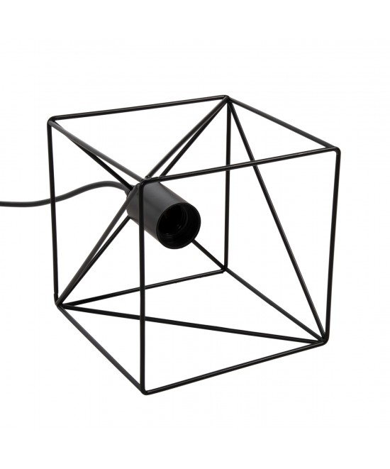 ΦΩΤΙΣΤΙΚΟ ΟΡΟΦΗΣ ΚΡΕΜΑΣΤΟ HM4039 ΜΑΥΡΟΣ ΜΕΤΑΛΛΙΚΟΣ ΚΥΒΟΣ 16x16x123Υεκ.