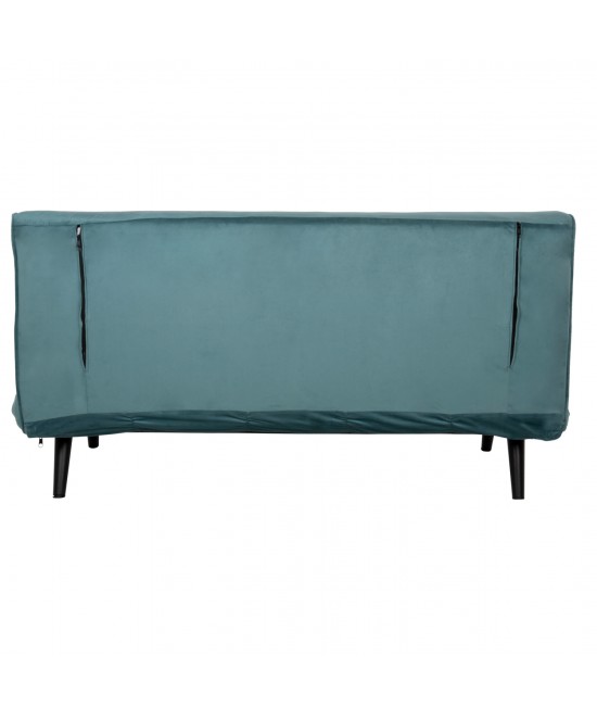 ΚΑΝΑΠΕΣ ΚΡΕΒΑΤΙ 2 ΑΤΟΜΩΝ ASMA HM3077.15 ΒΕΛΟΥΔΟ ΜΕΝΤΑ 140x80x77Yεκ.