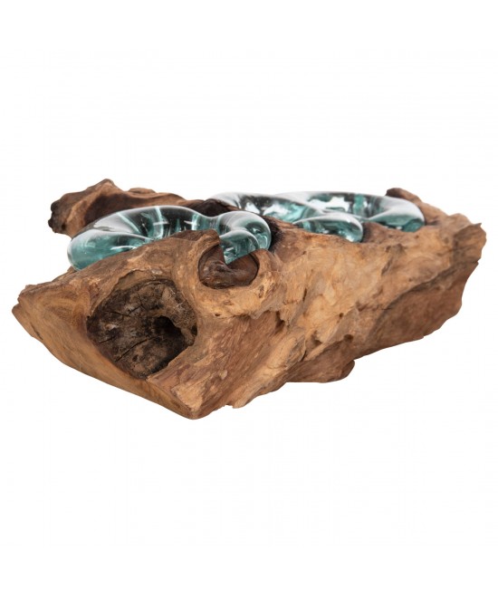 ΕΠΙΤΡΑΠΕΖΙΟ ΔΙΑΚΟΣΜΗΤΙΚΟ ΓΙΑ ΚΕΡΙΑ 3 ΘΕΣΕΩΝ HM4282 ΜΑΣΙΦ ΞΥΛΟ ΤΕΑΚ & ΓΥΑΛΙ-ΦΥΣΙΚΟ