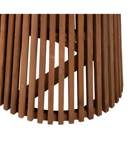 ΤΡΑΠΕΖΙ ΤΡΑΠΕΖΑΡΙΑΣ REMIK HM9835 RECYCLED ΤΕΑΚ ΣΕ ΦΥΣΙΚΟ 100x200x75,5Yεκ. TOP 4εκ.