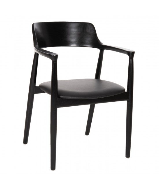 ΠΟΛΥΘΡΟΝΑ ΤΡΑΠΕΖΑΡΙΑΣ KINGSLEY HM9634.02 ΞΥΛΟ ΜΑΟΝΙ- ΜΑΥΡΟ VINYL 58x53x80Yεκ. ΠΟΛΥΘΡΟΝΑ ΤΡΑΠΕΖΑΡΙΑΣ KINGSLEY HM9634.02 ΞΥΛΟ ΜΑΟΝΙ- ΜΑΥΡΟ VINYL 58x53x80Yεκ.