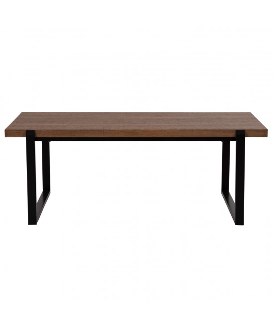 ΤΡΑΠΕΖΙ ΣΑΛΟΝΙΟΥ SHABEN HM9585.04 MDF ΚΑΡΥΔΙ ΞΥΛΟ-ΜΑΥΡΗ ΜΕΤΑΛΛΙΚΗ ΒΑΣΗ 120x56X45Yεκ.