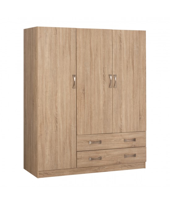 ΝΤΟΥΛΑΠΑ 3ΦΥΛΛΗ CARLY HM384.02 ΜΕ ΔΥΟ ΣΥΡΤΑΡΙΑ SONAMA 150X55Χ180Υεκ.