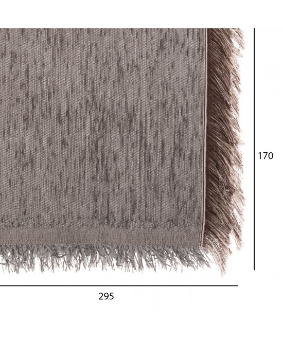 ΡΙΧΤΑΡΙ ME ΚΡΟΣΙΑ DREAMTOPIA HM12165.08 ΣΕ ΓΚΡΙ ΧΡΩΜΑ 295X170εκ.