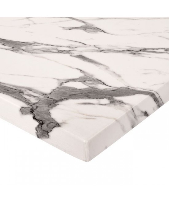 ΕΠΙΦΑΝΕΙΑ ΤΡΑΠΕΖΙΟΥ WERZALIT 70Χ70Χ3.5εκ. MARBLE WHITE-GREY 5657 HM5230.11