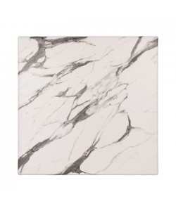ΕΠΙΦΑΝΕΙΑ ΤΡΑΠΕΖΙΟΥ WERZALIT 80Χ80Χ3.5εκ. MARBLE WHITE-GREY 5657 HM5231.11