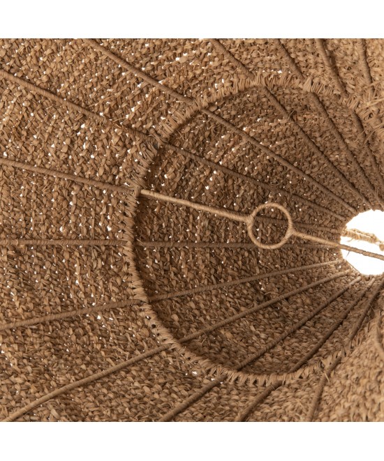 ΦΩΤΙΣΤΙΚΟ ΟΡΟΦΗΣ ΚΡΕΜΑΣΤΟ HM4033 RATTAN ΣΕ ΦΥΣΙΚΟ Φ103x84,5-106Yεκ.