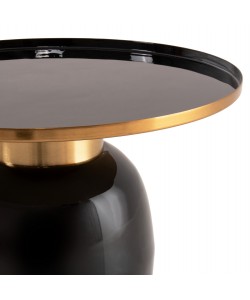 ΒΟΗΘΗΤΙΚΑ ΤΡΑΠΕΖΑΚΙΑ 2ΤΜΧ FRYNX HM9662 ΜΕΤΑΛΛΟ ΜΑΥΡΟ&ΧΡΥΣΟ Φ60 & Φ50,5 εκ.