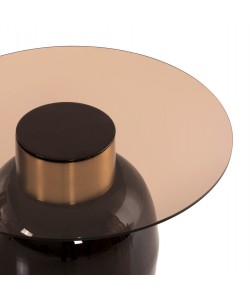 ΒΟΗΘΗΤΙΚΑ ΤΡΑΠΕΖΑΚΙΑ 2ΤΜΧ FRYN HM9663 ΜΕΤΑΛΛΟ ΣΕ ΚΑΦΕ&ΧΡΥΣΟ-ΓΥΑΛΙ Φ60 & Φ50 εκ.