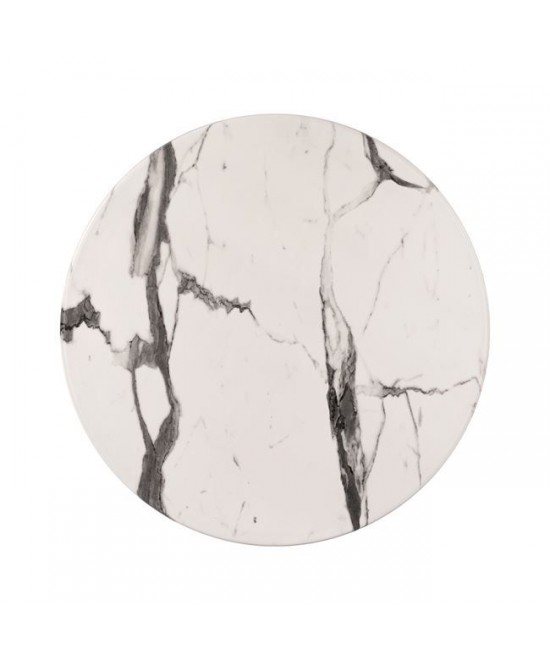 ΕΠΙΦΑΝΕΙΑ ΤΡΑΠΕΖΙΟΥ WERZALIT Φ60Χ2.5εκ. MARBLE WHITE-GREY 5657 HM5227.11
