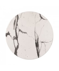 ΕΠΙΦΑΝΕΙΑ ΤΡΑΠΕΖΙΟΥ Φ70Χ2.5εκ. WERZALIT MARBLE WHITE-GREY 5657 HM5228.11