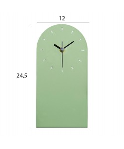 ΕΠΙΤΡΑΠΕΖΙΟ ΡΟΛΟΙ HM4339.02 ΜΕΤΑΛΛΟ ΣΕ ΑΝΟΙΧΤΟ ΠΡΑΣΙΝΟ 12X24,5Υεκ.