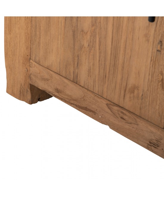 ΜΠΟΥΦΕΣ GRAYSON HM9802 ΑΝΑΚΥΚΛΩΜΕΝΟ ΞΥΛΟ TEAK ΣΕ ΦΥΣΙΚΟ 220x50x90Υεκ.