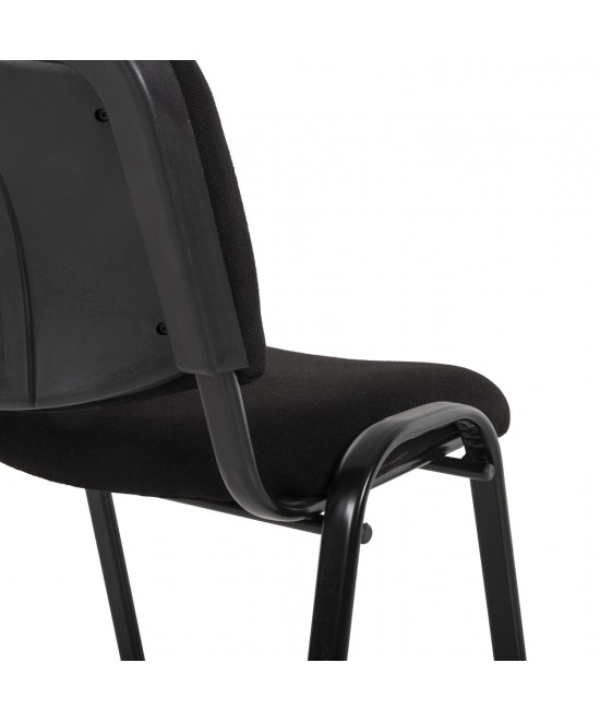 ΚΑΡΕΚΛΑ JANISHA HM1010.11 HOMEMARKT ΜΕ ΥΦΑΣΜΑ ΜΑΥΡΟ 53,5x59x77Υεκ.
