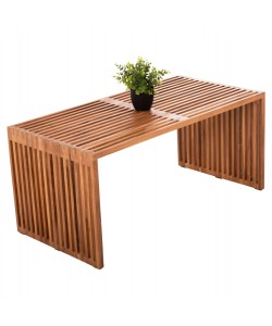 ΤΡΑΠΕΖΙ ΣΑΛΟΝΙΟΥ NYA HM9568 ΞΥΛΟ ΤΕΑΚ ΦΥΣΙΚΟ ΧΡΩΜΑ 1ΤΜΧ 100x50x45Yεκ.