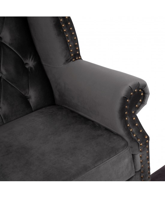 ΠΟΛΥΘΡΟΝΑ-ΜΠΕΡΖΕΡΑ ΓΚΡΙ ΒΕΛΟΥΔΟ T.CHESTERFIELD POLINA 83x75x107Yεκ.HM0053.10 ΠΟΛΥΘΡΟΝΑ-ΜΠΕΡΖΕΡΑ ΓΚΡΙ ΒΕΛΟΥΔΟ T.CHESTERFIELD POLINA 83x75x107Yεκ.HM0053.10
