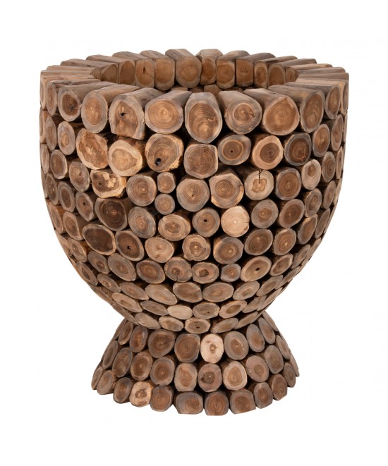 ΤΡΑΠΕΖΙ BAR ΣΤΡΟΓΓΥΛΟ LEEROY HM9806 KOMMATIA ΞΥΛΟΥ TEAK Φ900x103Υεκ. ΤΡΑΠΕΖΙ BAR ΣΤΡΟΓΓΥΛΟ LEEROY HM9806 KOMMATIA ΞΥΛΟΥ TEAK Φ900x103Υεκ.