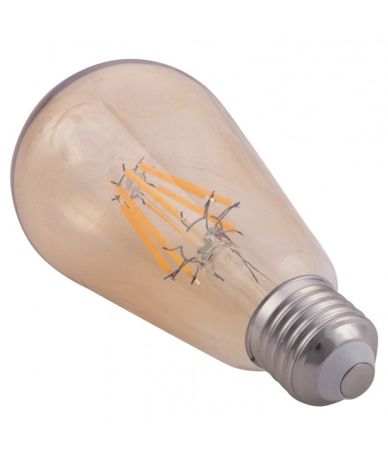 ΛΑΜΠΤΗΡΑΣ HM4188.02 LED FILAMENT 8W E27 DIMMABLE 3000K GOLD