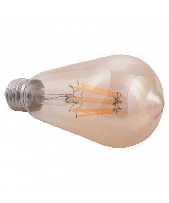 ΛΑΜΠΤΗΡΑΣ HM4188.02 LED FILAMENT 8W E27 DIMMABLE 3000K GOLD