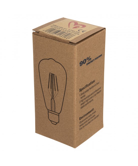 ΛΑΜΠΤΗΡΑΣ HM4188.01 LED FILAMENT 8W E27 DIMMABLE 2700K ΔΙΑΦΑΝΟΣ ΛΑΜΠΤΗΡΑΣ HM4188.01 LED FILAMENT 8W E27 DIMMABLE 2700K ΔΙΑΦΑΝΟΣ