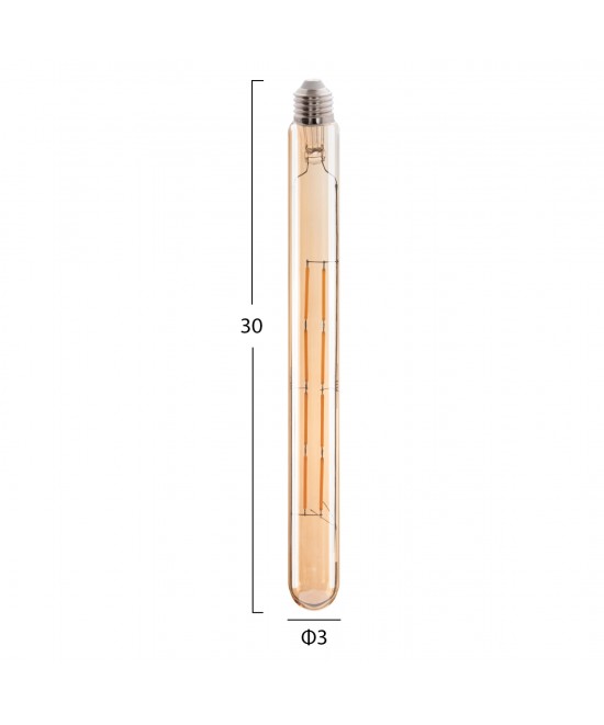 ΛΑΜΠΤΗΡΑΣ HM4191 LED FILAMENT 8W E27 3000K GOLD DIMMABLE