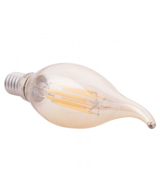 ΛΑΜΠΤΗΡΑΣ HM4047.02 ΣΤΥΛ ΦΛΟΓΑ LED FILAMENT 6W E14 3000K GOLD DIMMABLE ΛΑΜΠΤΗΡΑΣ HM4047.02 ΣΤΥΛ ΦΛΟΓΑ LED FILAMENT 6W E14 3000K GOLD DIMMABLE