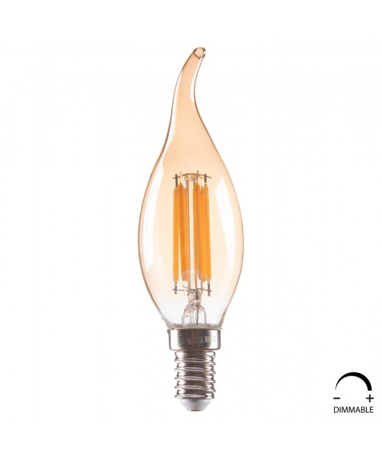 ΛΑΜΠΤΗΡΑΣ HM4047.02 ΣΤΥΛ ΦΛΟΓΑ LED FILAMENT 6W E14 3000K GOLD DIMMABLE ΛΑΜΠΤΗΡΑΣ HM4047.02 ΣΤΥΛ ΦΛΟΓΑ LED FILAMENT 6W E14 3000K GOLD DIMMABLE