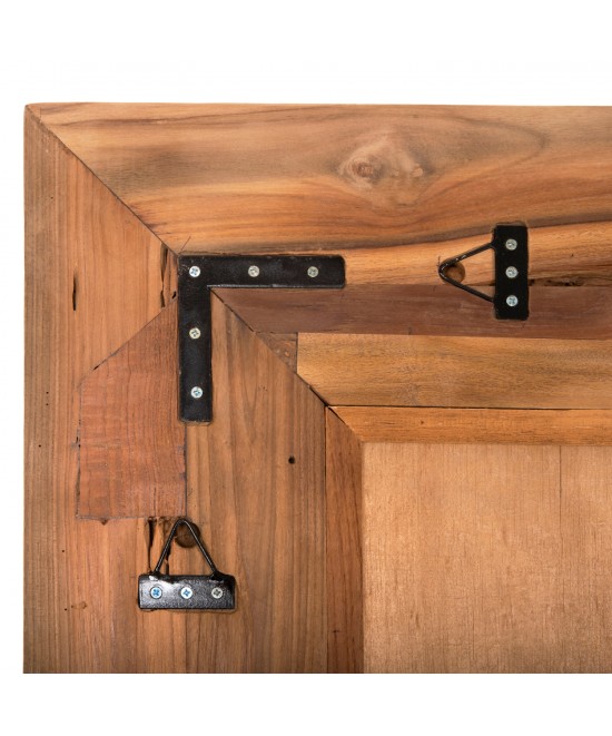 ΚΑΘΡΕΠΤΗΣ ΤΟΙΧΟΥ YORKSHIRE HM4268 ΠΛΑΙΣΙΟ ΑΝΑΚΥΚΛΩΜΕΝΟ ΞΥΛΟ ΤΕΑΚ 80x130εκ.