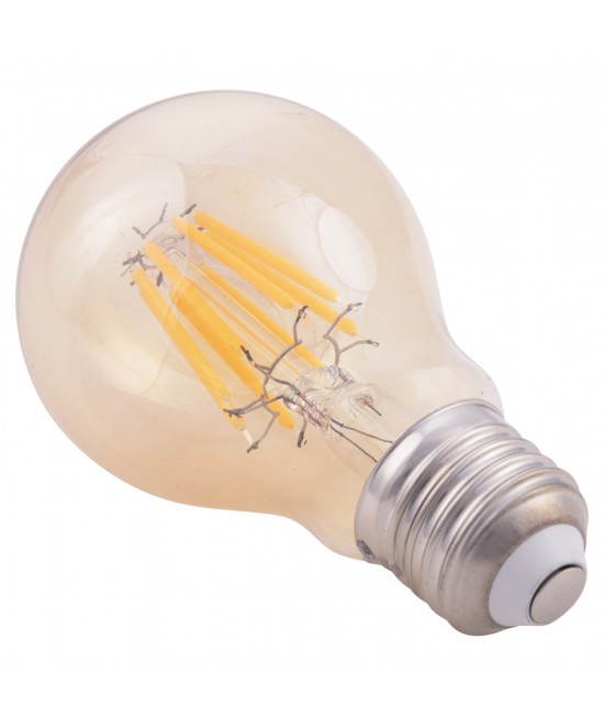 ΛΑΜΠΤΗΡΑΣ HM4045 LED FILAMENT 8W E27 3000K GOLD DIMMABLE