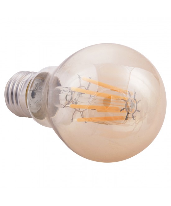 ΛΑΜΠΤΗΡΑΣ HM4045 LED FILAMENT 8W E27 3000K GOLD DIMMABLE