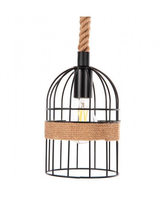 ΦΩΤΙΣΤΙΚΟ ΟΡΟΦΗΣ 3-ΦΩΤΟ ΚΡΕΜΑΣΤΟ HM4180 ΜΕΤΑΛΛΟ ΜΑΥΡΟ-ΣΧΟΙΝΙ ΦΥΣΙΚΟ 80x14,5x137Υεκ.