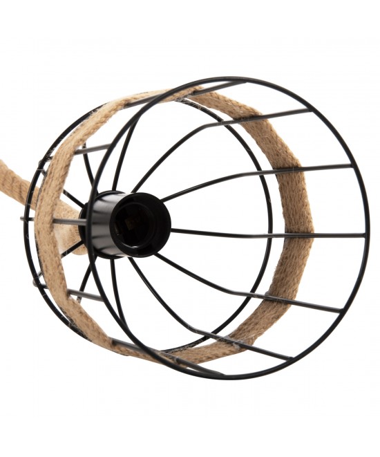 ΦΩΤΙΣΤΙΚΟ ΟΡΟΦΗΣ 3-ΦΩΤΟ ΚΡΕΜΑΣΤΟ HM4180 ΜΕΤΑΛΛΟ ΜΑΥΡΟ-ΣΧΟΙΝΙ ΦΥΣΙΚΟ 80x14,5x137Υεκ.