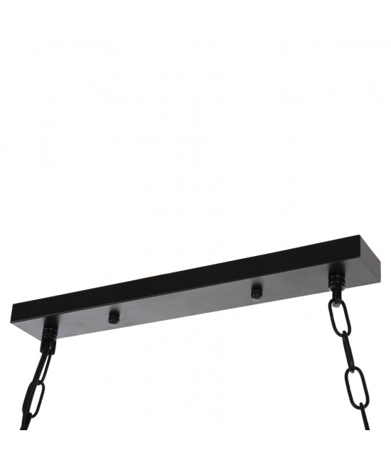 ΦΩΤΙΣΤΙΚΟ ΟΡΟΦΗΣ 3-ΦΩΤΟ ΚΡΕΜΑΣΤΟ HM4180 ΜΕΤΑΛΛΟ ΜΑΥΡΟ-ΣΧΟΙΝΙ ΦΥΣΙΚΟ 80x14,5x137Υεκ.