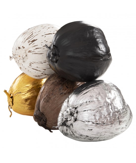 ΕΠΙΤΡΑΠΕΖΙΟ ΔΙΑΚΟΣΜΗΤΙΚΟ HM4326.04 ΚΑΡΥΔΑ ΣΕ ΑΣΗΜΙ ΧΡΩΜΑ 20x20x20Υεκ