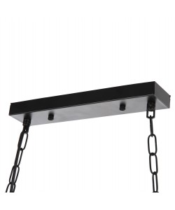 ΦΩΤΙΣΤΙΚΟ ΟΡΟΦΗΣ 6-ΦΩΤΟ ΚΡΕΜΑΣΤΟ HM4117 ΞΥΛΟ-ΜΕΤΑΛΛΟ-ΓΥΑΛΙ 116Υεκ