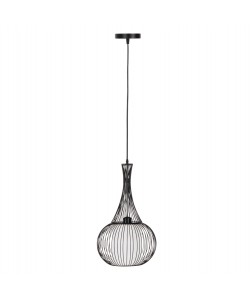 ΦΩΤΙΣΤΙΚΟ ΟΡΟΦΗΣ ΚΡΕΜΑΣΤΟ HM4132 ΜΑΥΡΟ ΜΕΤΑΛΛΙΚΟ Φ30x50Υεκ.