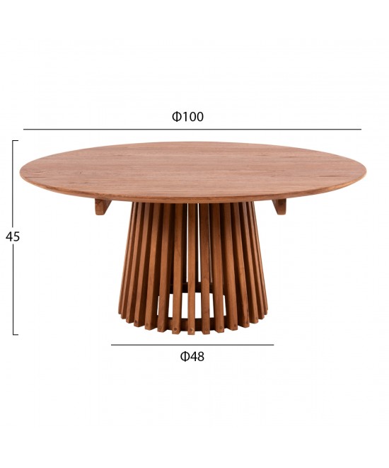 ΤΡΑΠΕΖΙ ΣΑΛΟΝΙΟΥ ΣΤΡΟΓΓΥΛΟ FRANTZ HM9523.11 ΜΑΣΙΦ MINDI ΞΥΛΟ-ΦΥΣΙΚΟ Φ100X45Υεκ. ΤΡΑΠΕΖΙ ΣΑΛΟΝΙΟΥ ΣΤΡΟΓΓΥΛΟ FRANTZ HM9523.11 ΜΑΣΙΦ MINDI ΞΥΛΟ-ΦΥΣΙΚΟ Φ100X45Υεκ.