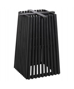 ΒΑΣΗ ΤΡΑΠΕΖΙΟΥ ΕΣΩΤ.ΧΩΡΟΥ ΤΕΤΡΑΓΩΝΗ FRANTZ HM9460.12 ΞΥΛΟ MINDI ΣΕ ΜΑΥΡΟ 60x60x73Y εκ.