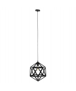 ΦΩΤΙΣΤΙΚΟ ΟΡΟΦΗΣ ΚΡΕΜΑΣΤΟ HM4073 ΜΑΥΡΟ ΜΕΤΑΛΛΟ 30x30x35Yεκ.