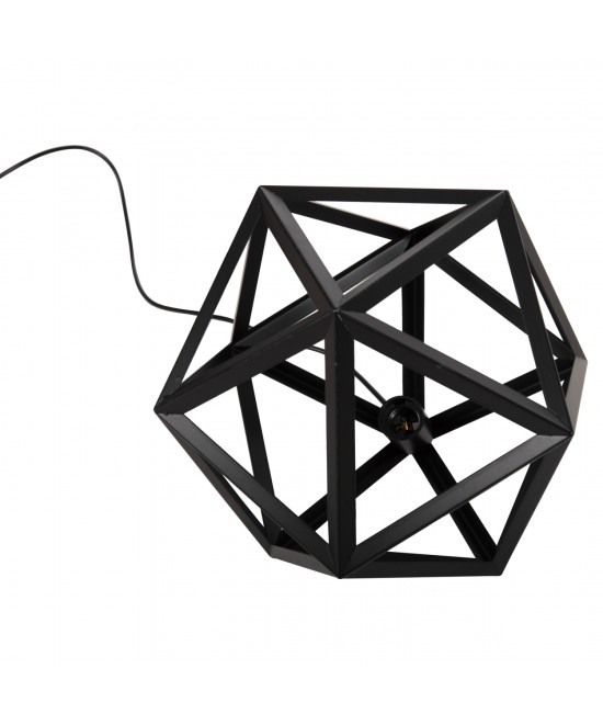 ΦΩΤΙΣΤΙΚΟ ΟΡΟΦΗΣ ΚΡΕΜΑΣΤΟ HM4073 ΜΑΥΡΟ ΜΕΤΑΛΛΟ 30x30x35Yεκ.