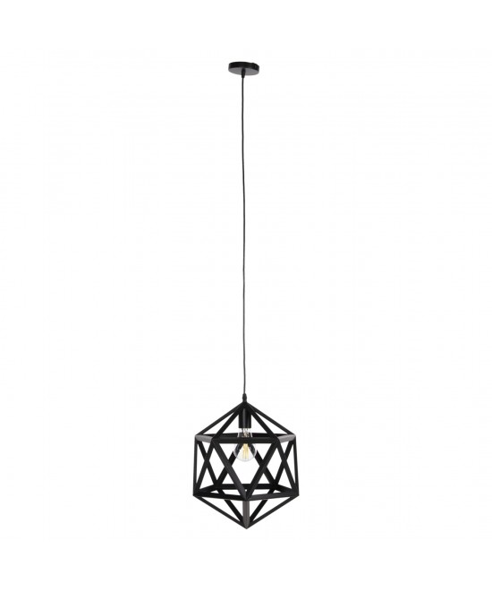 ΦΩΤΙΣΤΙΚΟ ΟΡΟΦΗΣ ΚΡΕΜΑΣΤΟ HM4073 ΜΑΥΡΟ ΜΕΤΑΛΛΟ 30x30x35Yεκ.