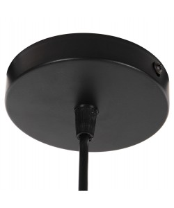 ΦΩΤΙΣΤΙΚΟ ΟΡΟΦΗΣ ΚΡΕΜΑΣΤΟ HM4119 ΜΑΥΡΟ ΜΕΤΑΛΛΙΚΟ-ΓΥΑΛΙ Φ26x125Yεκ