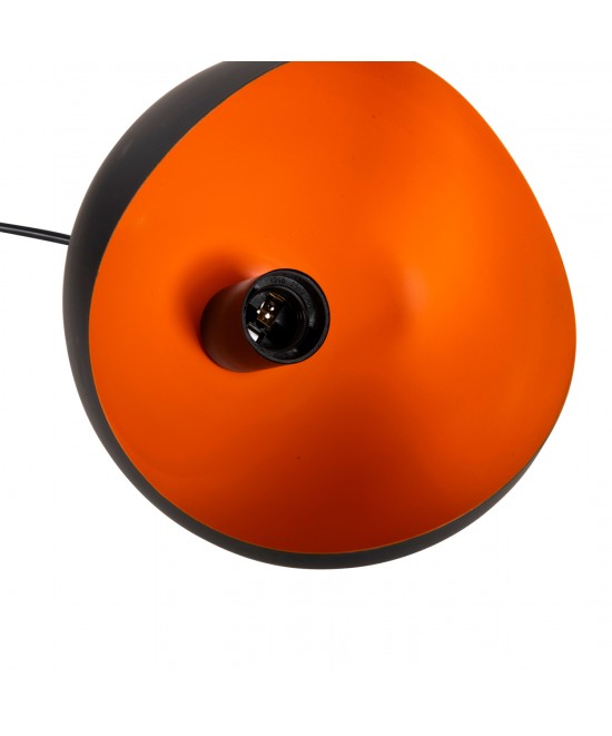 ΦΩΤΙΣΤΙΚΟ ΟΡΟΦΗΣ 3-ΦΩΤΟ HM4166.01 ΜΕΤΑΛΛΙΚΕΣ ΣΦΑΙΡΕΣ ΜΑΥΡΟ-ΠΟΡΤΟΚΑΛΙ Φ20x112Υ