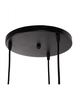 ΦΩΤΙΣΤΙΚΟ ΟΡΟΦΗΣ 3-ΦΩΤΟ HM4166.01 ΜΕΤΑΛΛΙΚΕΣ ΣΦΑΙΡΕΣ ΜΑΥΡΟ-ΠΟΡΤΟΚΑΛΙ Φ20x112Υ