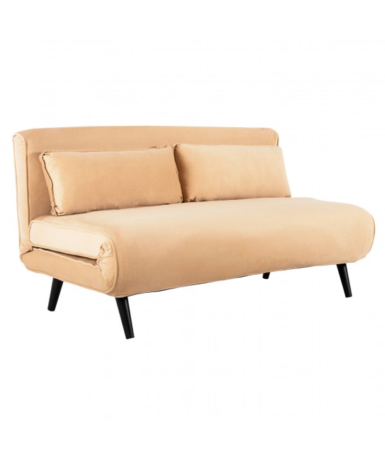 ΚΑΝΑΠΕΣ ΚΡΕΒΑΤΙ 2 ΑΤΟΜΩΝ ASMA HM3077.17 ΜΕ ΒΕΛΟΥΔΟ ΜΠΕΖ 140x80x77Yεκ. ΚΑΝΑΠΕΣ ΚΡΕΒΑΤΙ 2 ΑΤΟΜΩΝ ASMA HM3077.17 ΜΕ ΒΕΛΟΥΔΟ ΜΠΕΖ 140x80x77Yεκ.