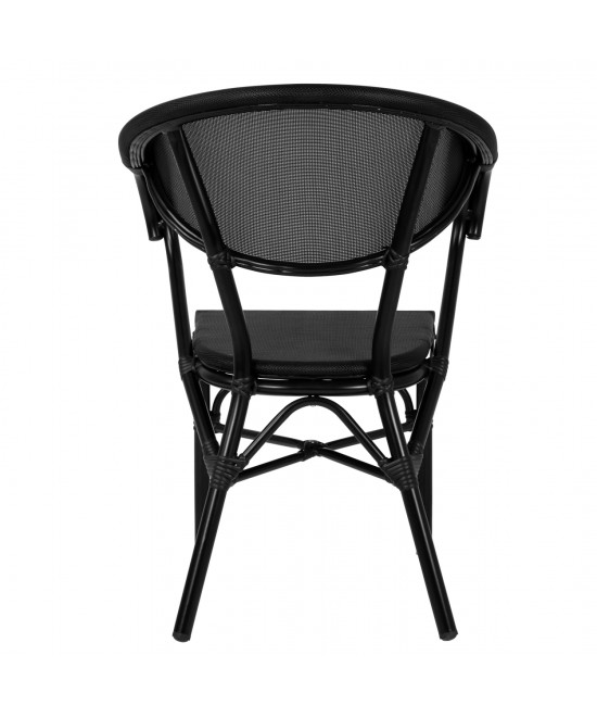 ΠΟΛΥΘΡΟΝΑ ΑΛΟΥΜΙΝΙΟΥ CLAY BAMBOO LOOK ΜΑΥΡΗ ΜΕ TEXTLINE HM5025.02 59x60x82 cm