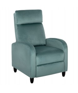 ΠΟΛΥΘΡΟΝΑ RELAX HIBER HM9782.07 ΦΥΣΤΙΚΙ ΒΕΛΟΥΔΟ 67,5x90x104Υ εκ.