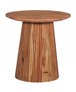 ΒΟΗΘΗΤΙΚΟ ΤΡΑΠΕΖΑΚΙ ΣΤΡΟΓΓΥΛΟ GROOT HM9698 ΜΑΣΙΦ ΑΚΑΚΙΑ- ΦΥΣΙΚΟ Φ45x44Υεκ.