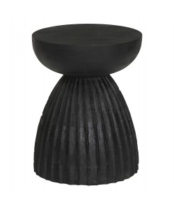 ΣΚΑΜΠΟ ΣΤΡΟΓΓΥΛΟ SCALLOP HM9702 ΜΑΣΙΦ MANGO ΣΕ ΣΕ ΜΑΥΡΟ ΧΡΩΜΑ Φ35x45Υεκ.